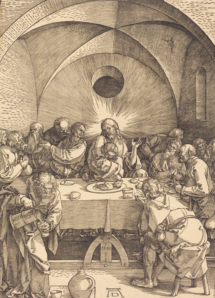 Den sista måltiden, 1510. av Albrecht Dürer