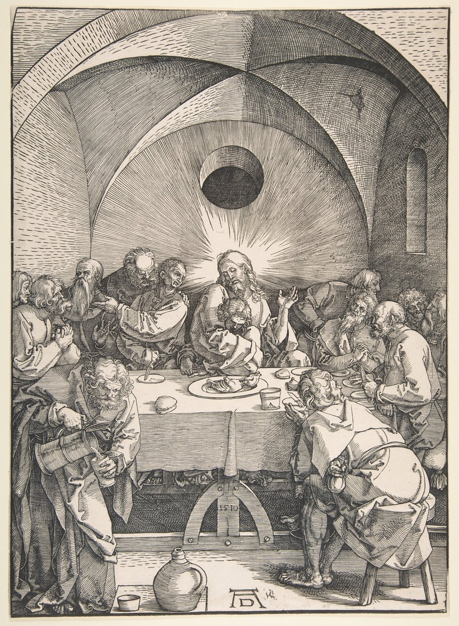 Den sista måltiden, 1510. av Albrecht Dürer