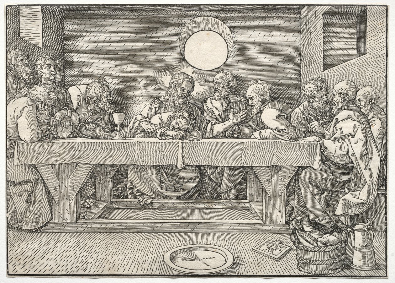 Den sista måltiden, 1523. av Albrecht Dürer
