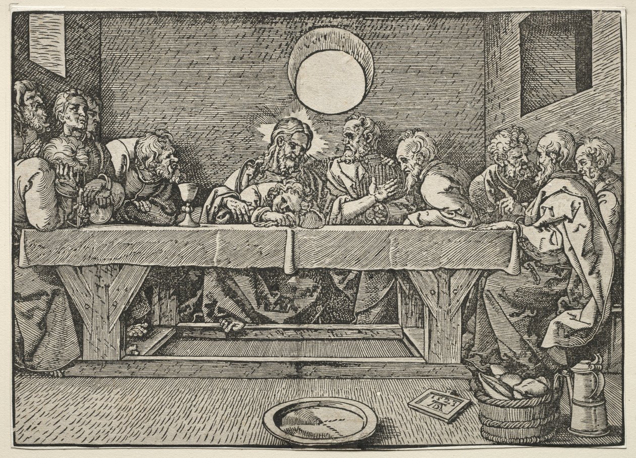 Den sista måltiden, 1523. av Albrecht Dürer