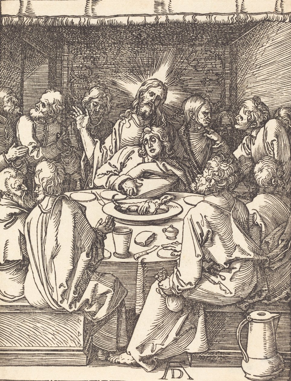 Nattvarden, förmodligen ca. 15091510. av Albrecht Dürer