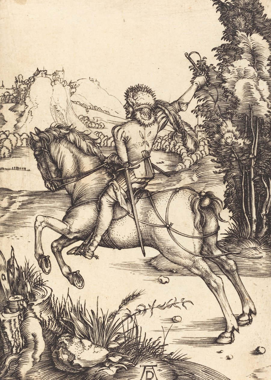Den lilla kuriren, ca. 1496. av Albrecht Dürer
