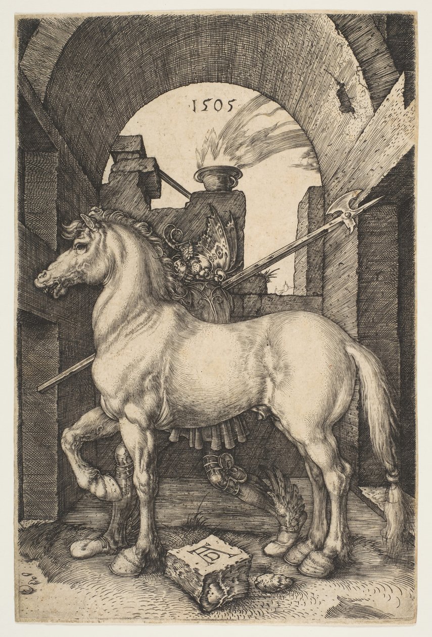 Den lilla hästen, 1505. av Albrecht Dürer