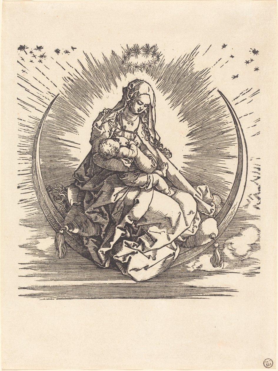 Madonnan på halvmånen av Albrecht Dürer