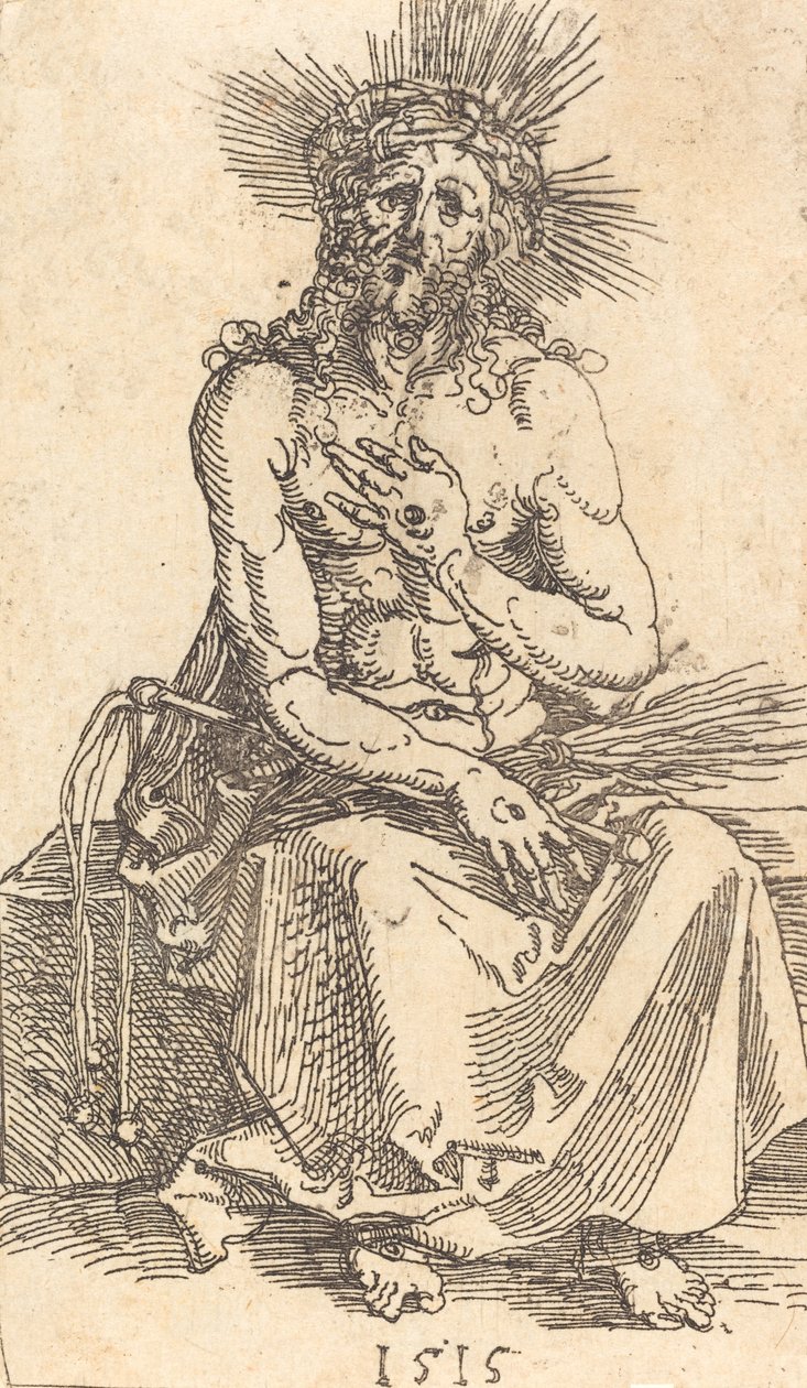Sorgernas man sittande, 1515. av Albrecht Dürer