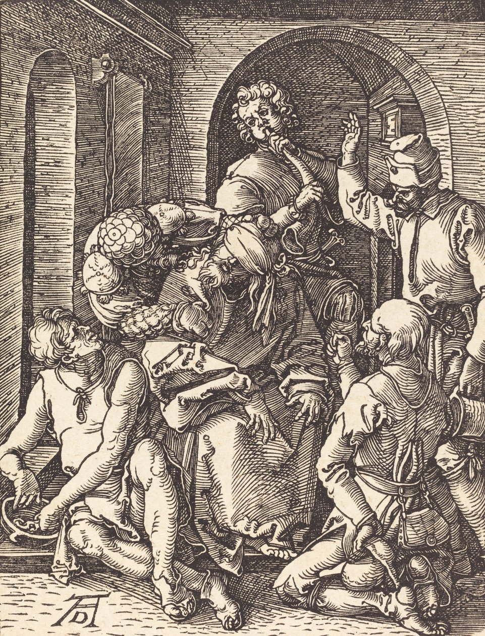 The mocking of Christ, förmodligen ca. 15091510. av Albrecht Dürer