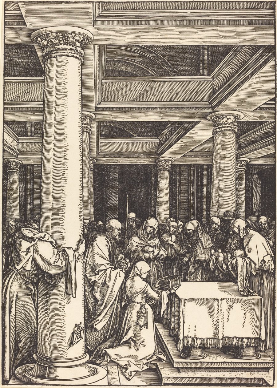 Presentationen av Kristus i templet av Albrecht Dürer
