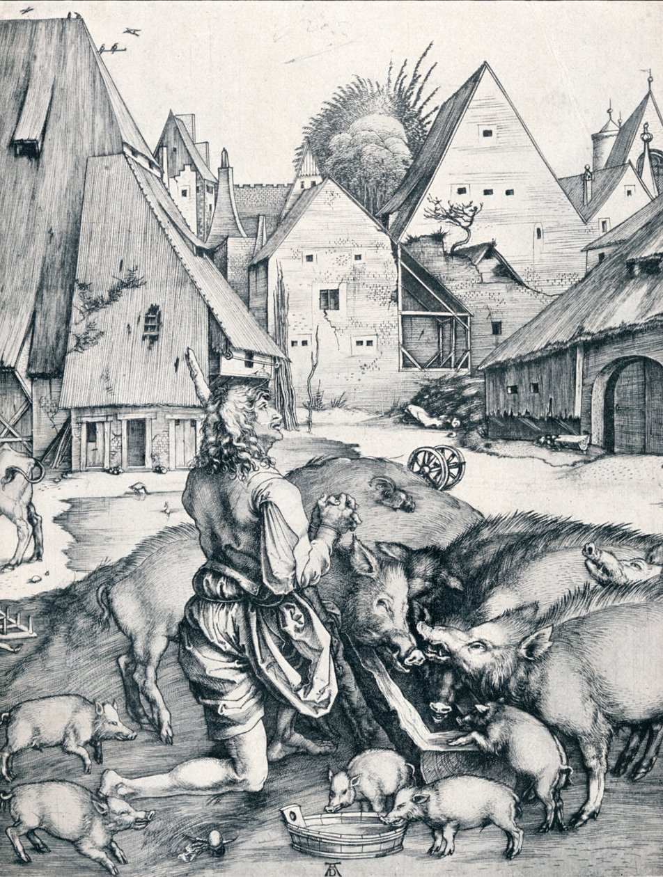 Den förlorade sonen, 1495 1906 av Albrecht Dürer