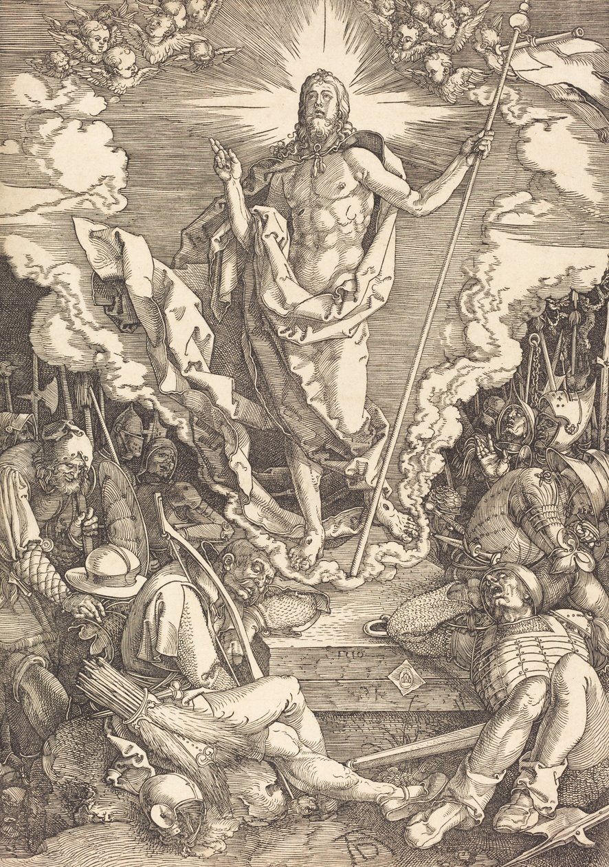 Uppståndelsen, 1510. av Albrecht Dürer