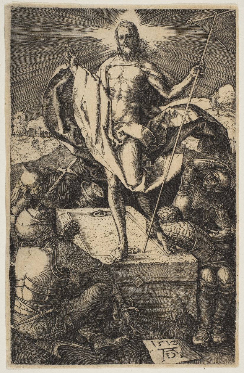 Uppståndelsen, från The Passion, 1511. av Albrecht Dürer