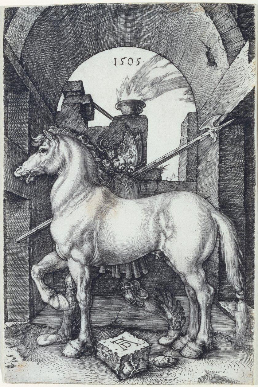 Den lilla hästen, 1505 av Albrecht Dürer