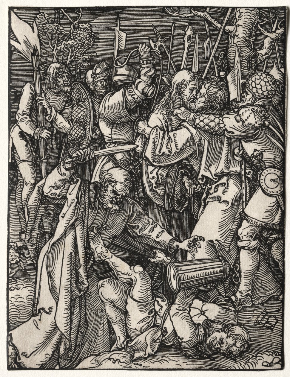Den lilla passionen: Kristi svek. av Albrecht Dürer