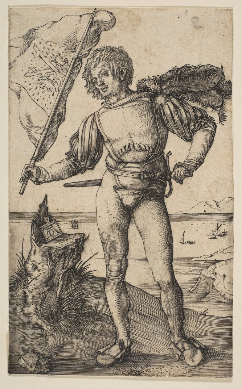 Fanbäraren, ca. 1501. av Albrecht Dürer
