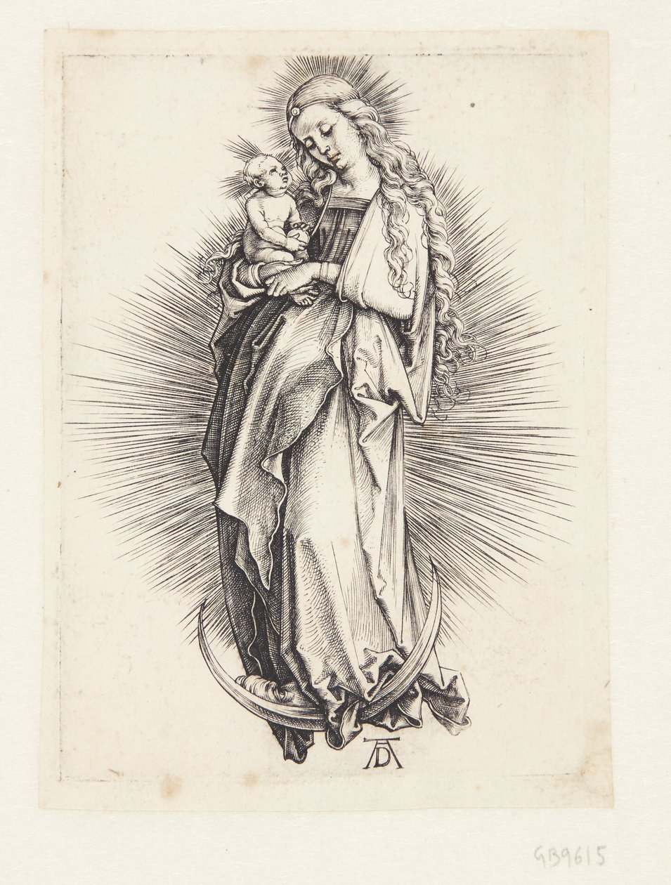 Jungfrun på halvmånen av Albrecht Dürer
