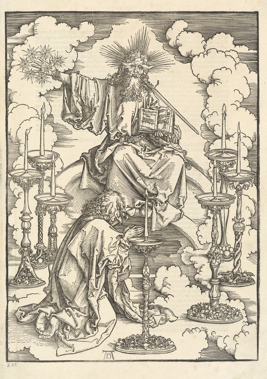 Visionen om de sju ljusstakarna av Albrecht Dürer