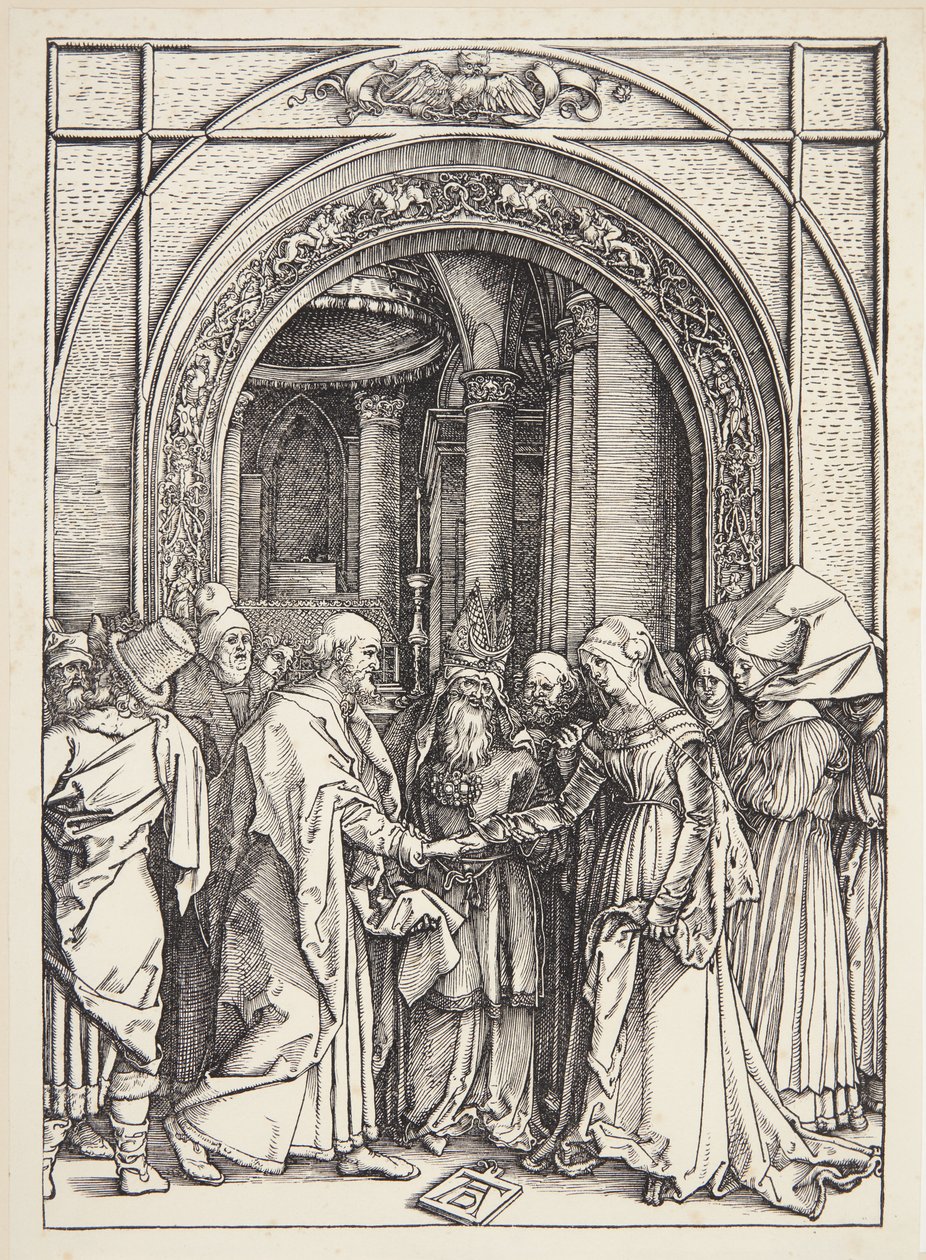 Jungfruns trolovning av Albrecht Dürer