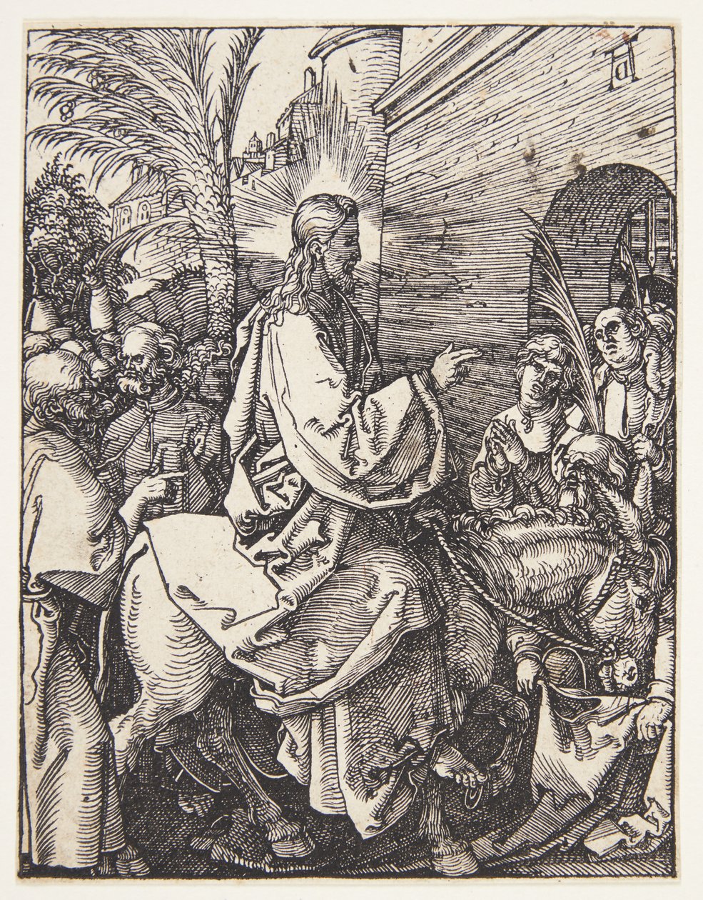 Inträdet i Jerusalem av Albrecht Dürer
