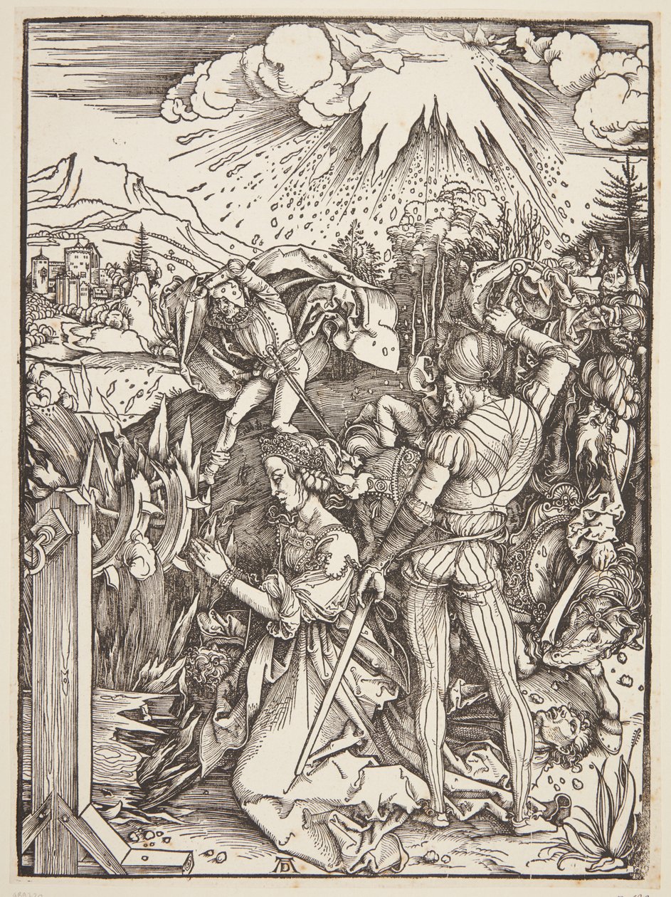 Den heliga Katarinas martyrskap av Albrecht Dürer