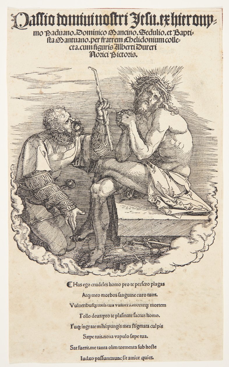 Titelsida: The Mocking of Christ av Albrecht Dürer