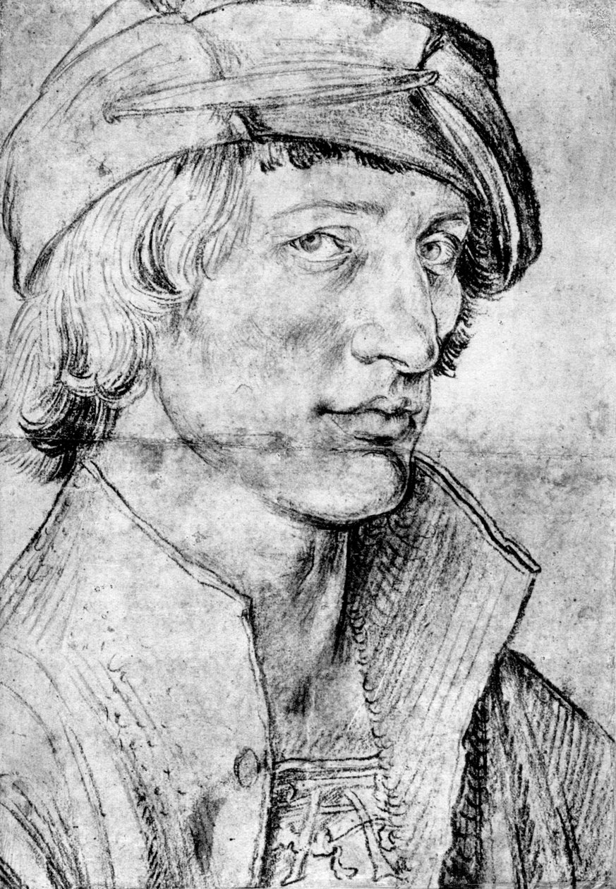 Okänt porträtt, 1514, 1936 av Albrecht Dürer