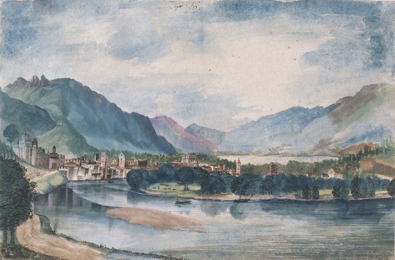 Utsikt över Trento av Albrecht Dürer