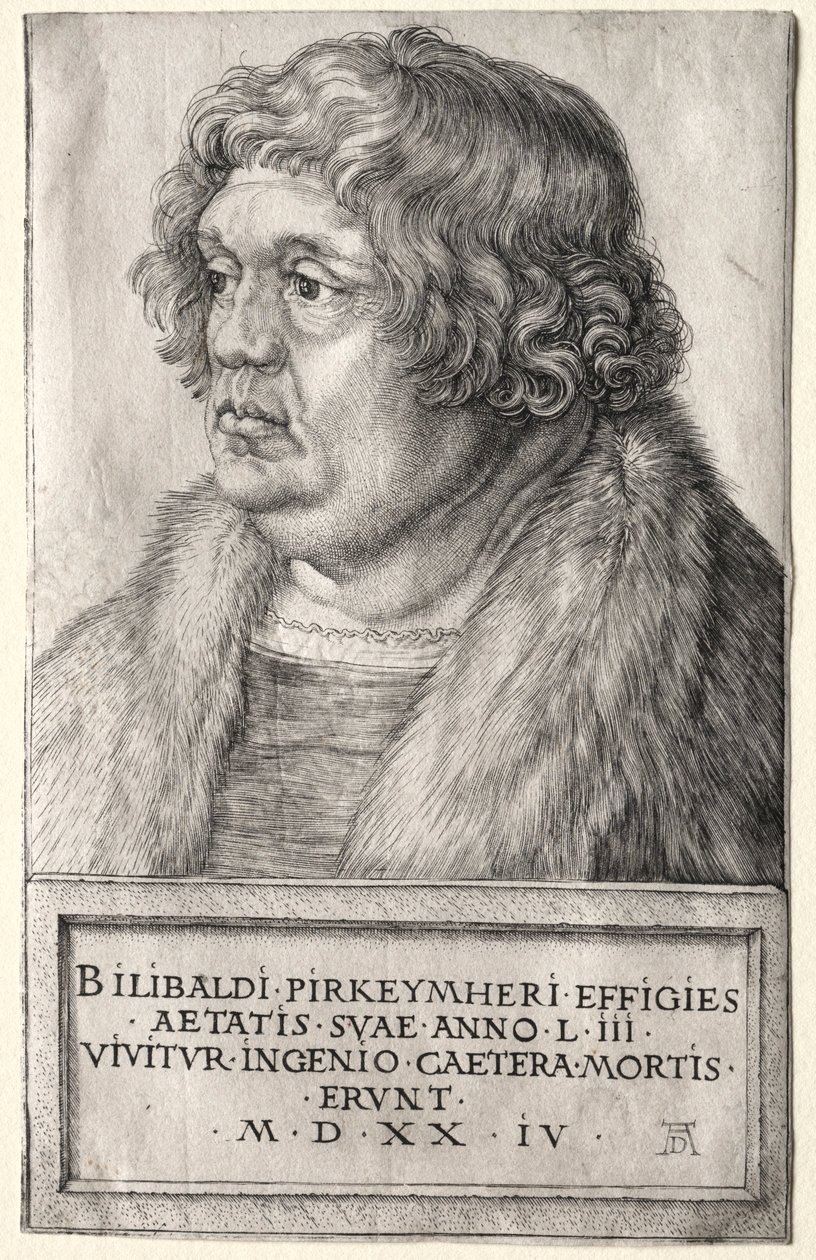 Willibald Pirkheimer, 1524. av Albrecht Dürer