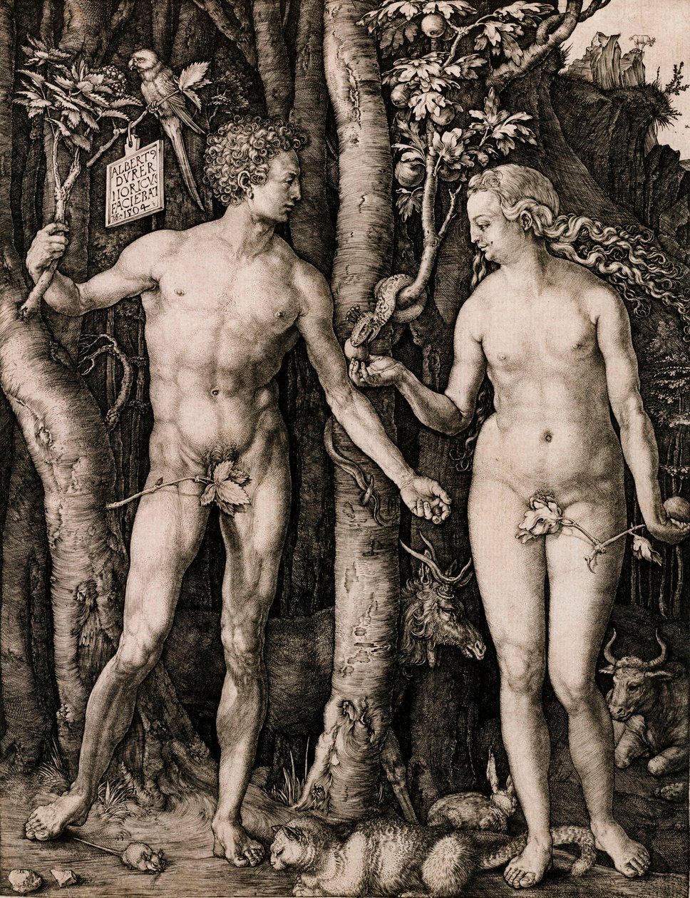 Adam och Eva av Albrecht Dürer