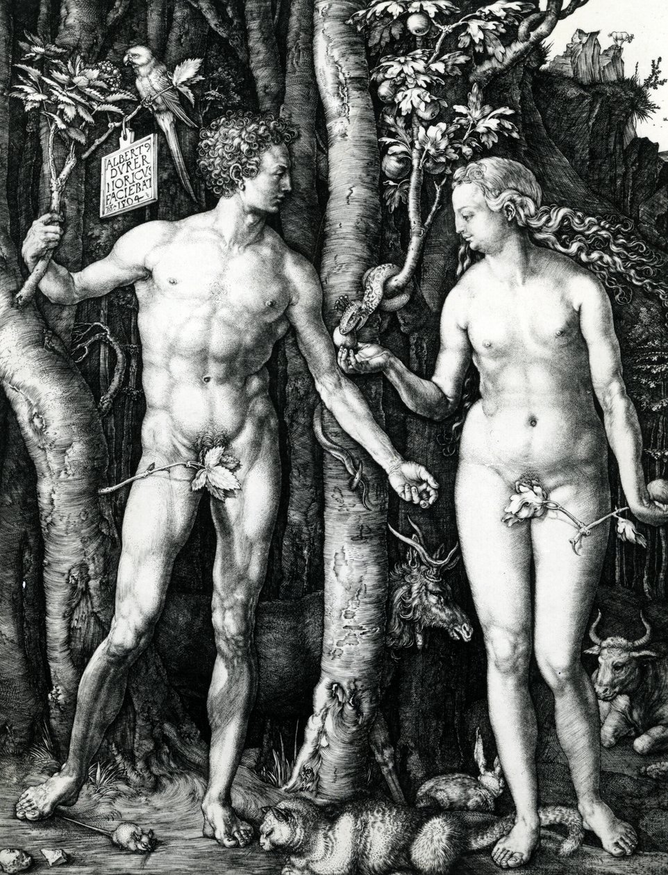 Adam och Eva av Albrecht Dürer