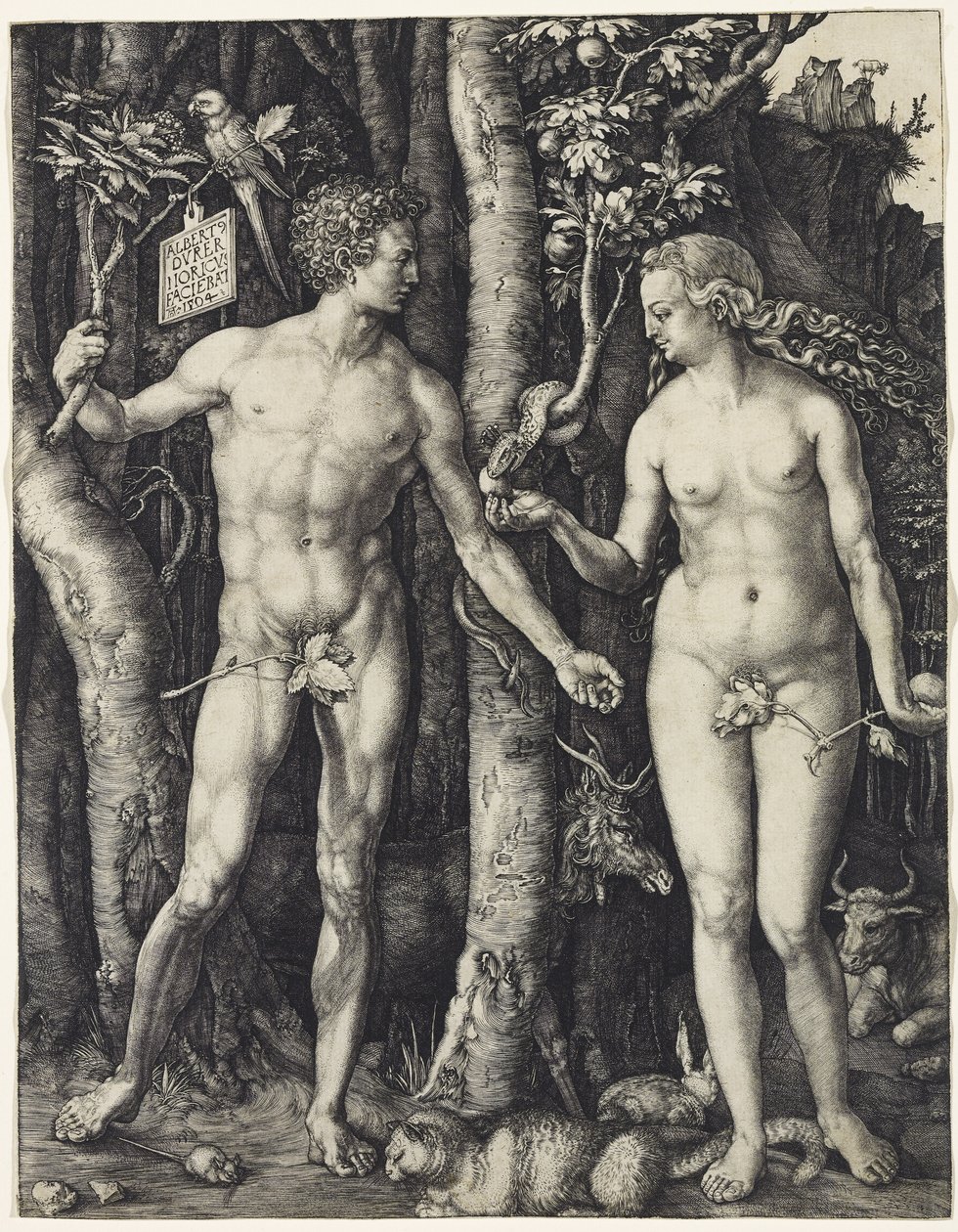 Adam och Eva av Albrecht Dürer