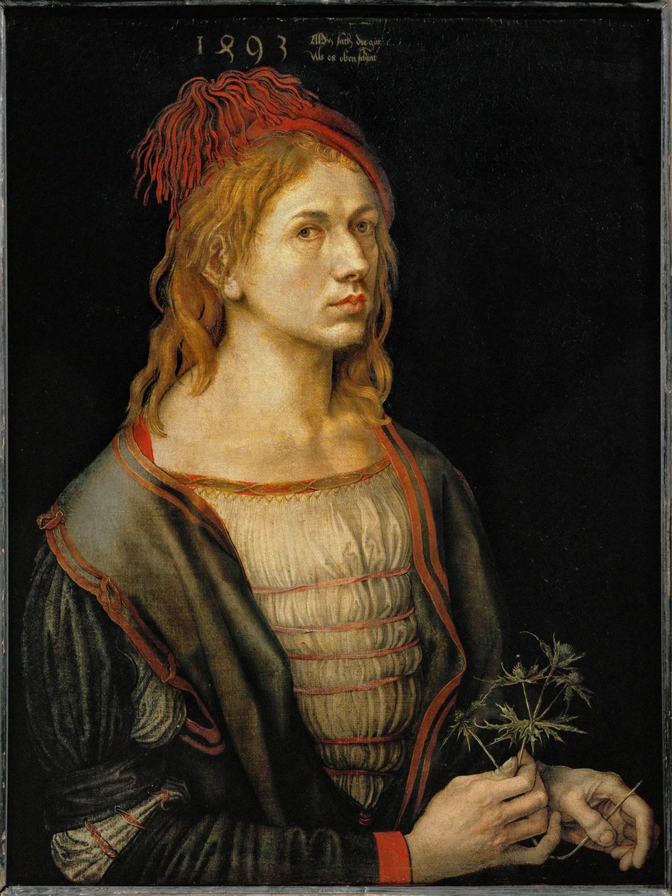Albrecht Duerer, självporträtt ... av Albrecht Dürer or Duerer