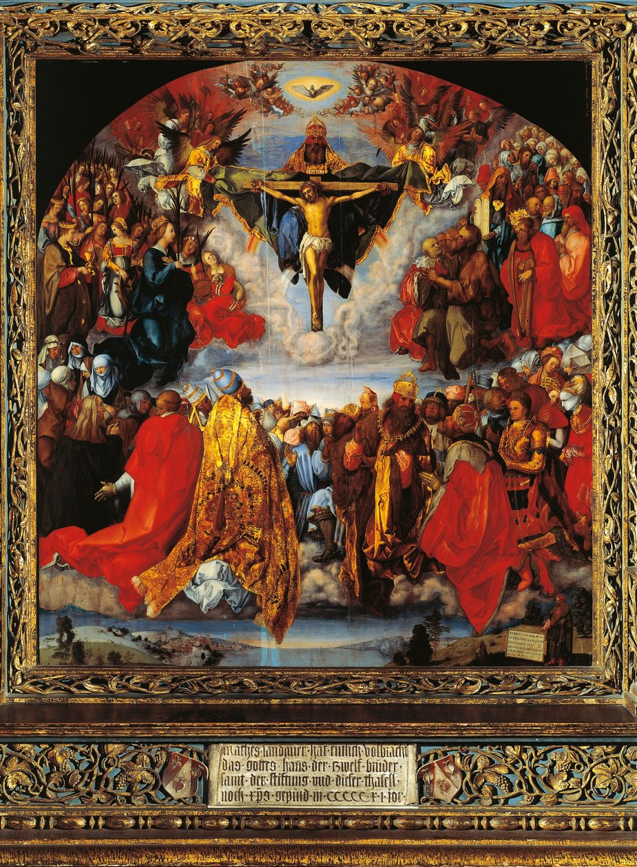 Austria, Vienna, The Trinityswed av Albrecht Dürer