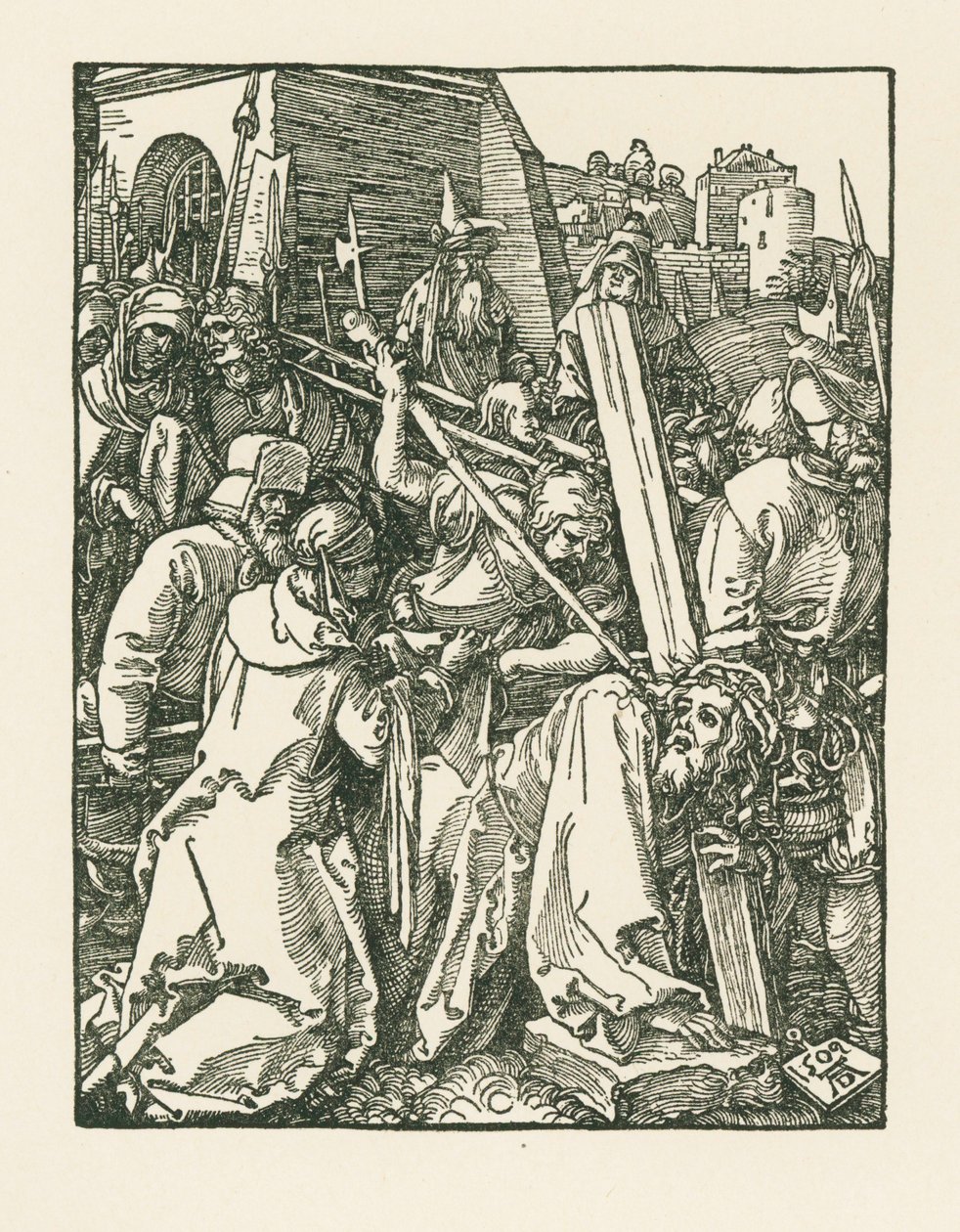 Kristus bär korset av Albrecht Dürer or Duerer