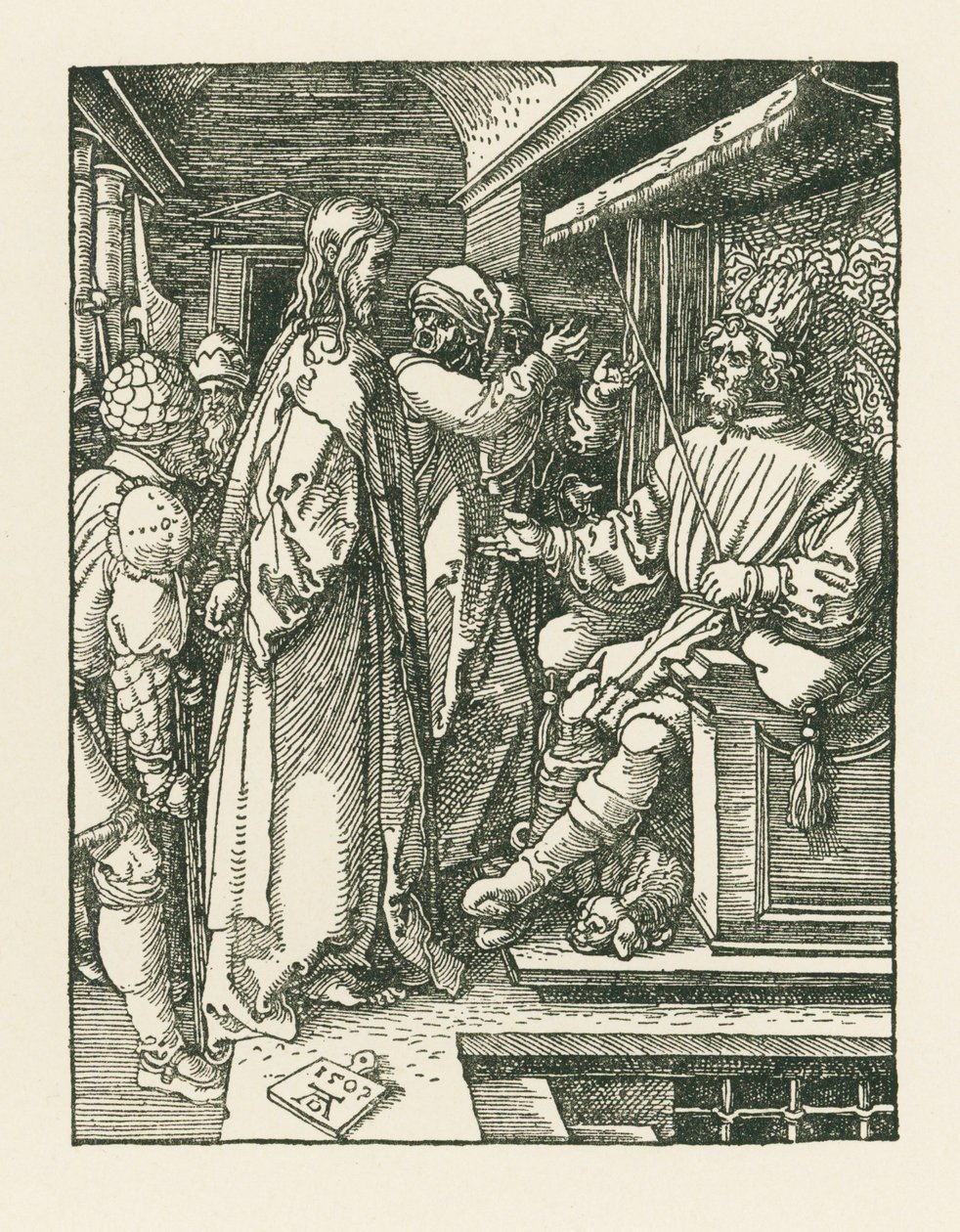 Kristus inför Herodes av Albrecht Dürer or Duerer
