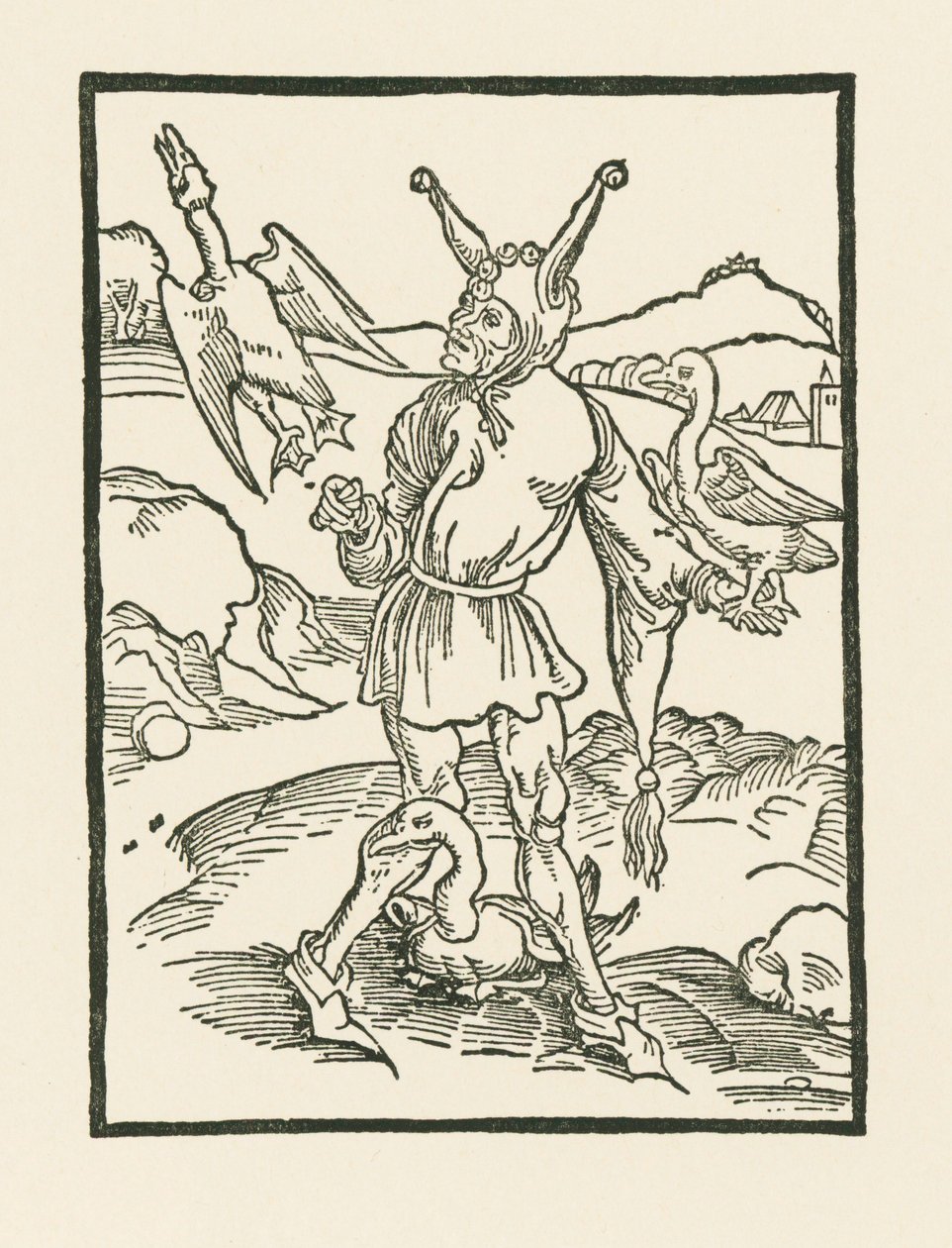 Narr hur som vern av Albrecht Dürer or Duerer