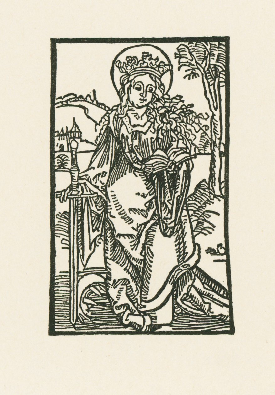 Sankt Katarina av Albrecht Dürer or Duerer