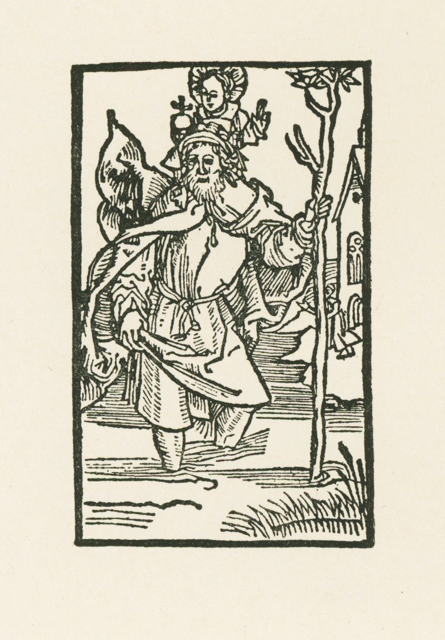 Sankt Kristoffer av Albrecht Dürer or Duerer