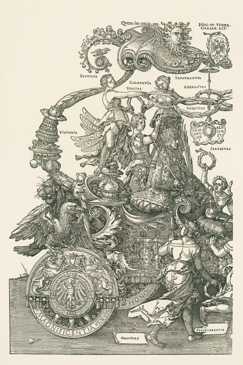 Den stora triumfbilen av Albrecht Dürer or Duerer
