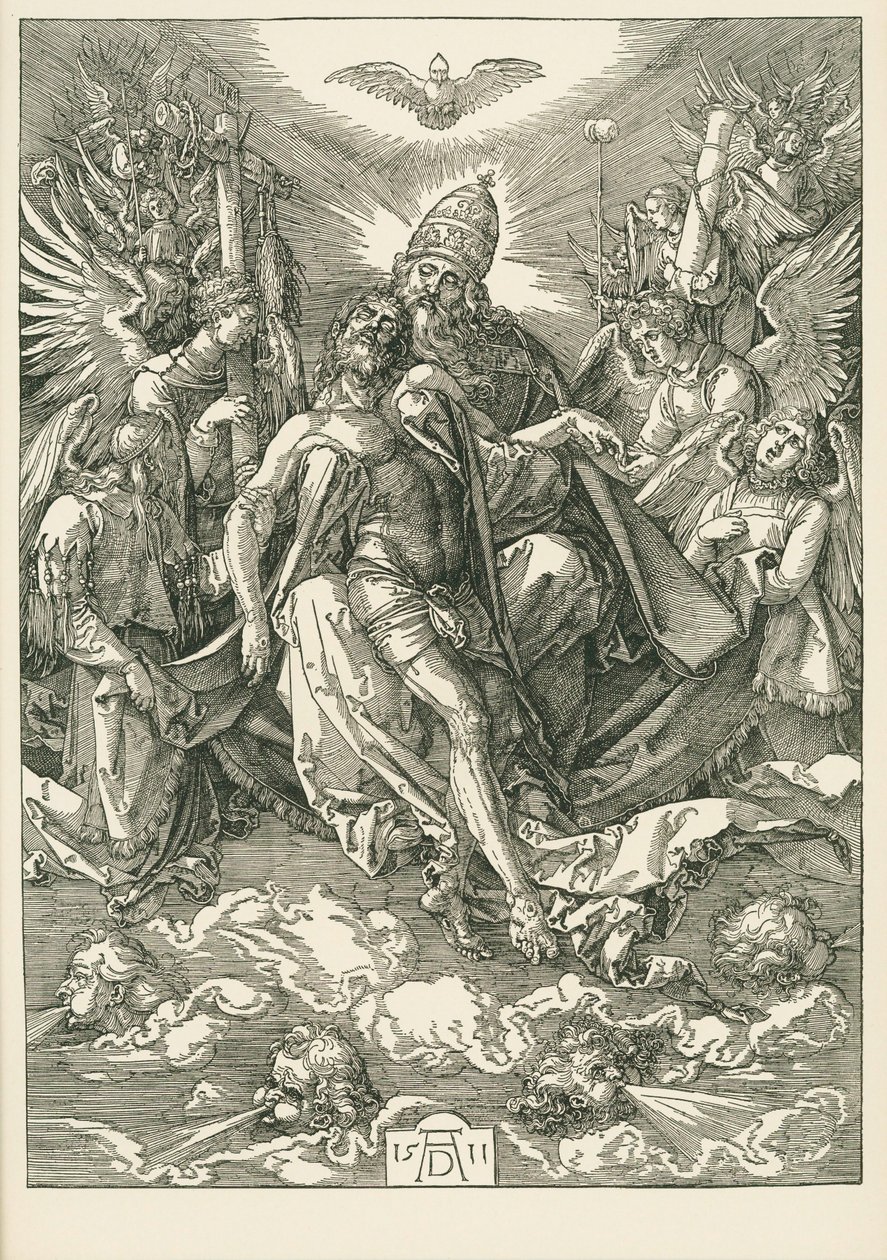Den heliga treenigheten av Albrecht Dürer or Duerer