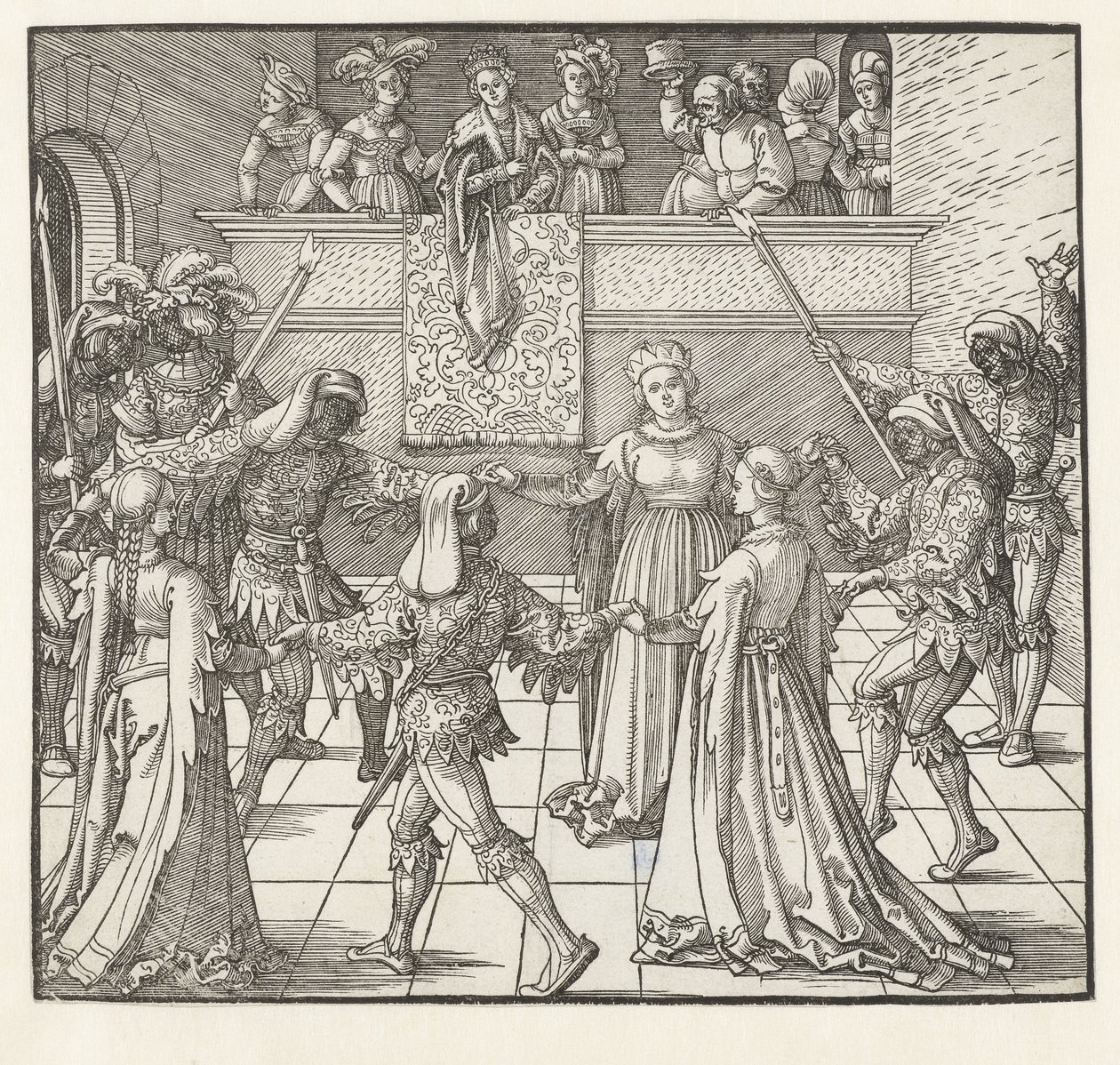 Fackeldansen av Albrecht Dürer or Duerer