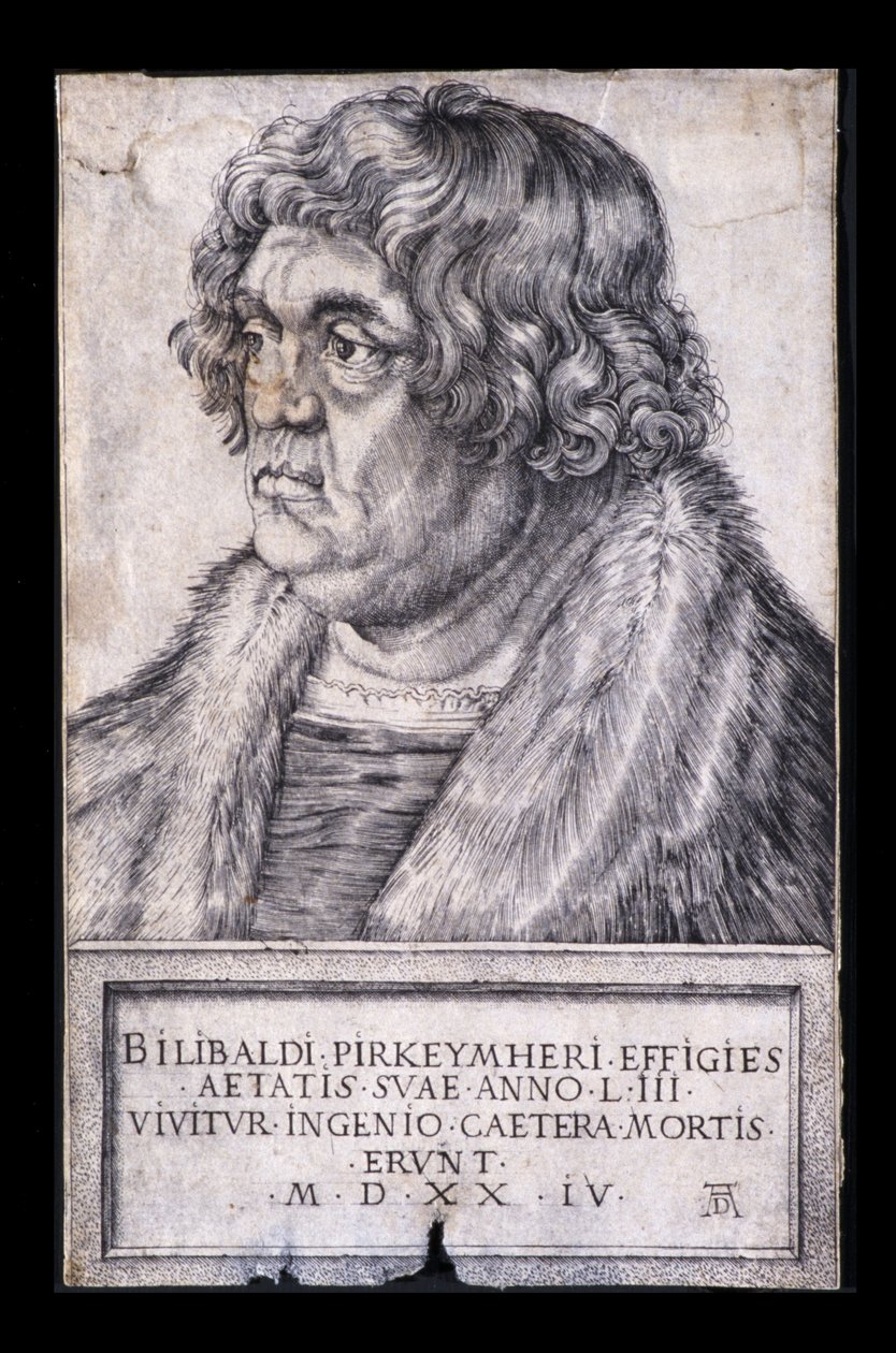 Willibald Pirkheimer av Albrecht Dürer or Duerer