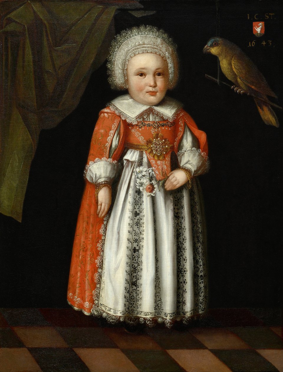 Johanna Katharina Steiger, 2 år, 1643 av Albrecht Kauw