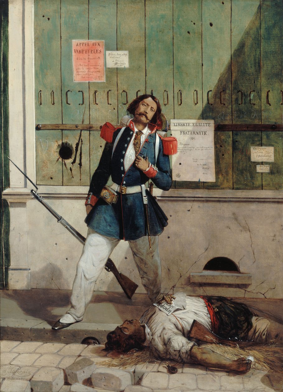 Skadat nationalgarde av Alcide Joseph Lorentz