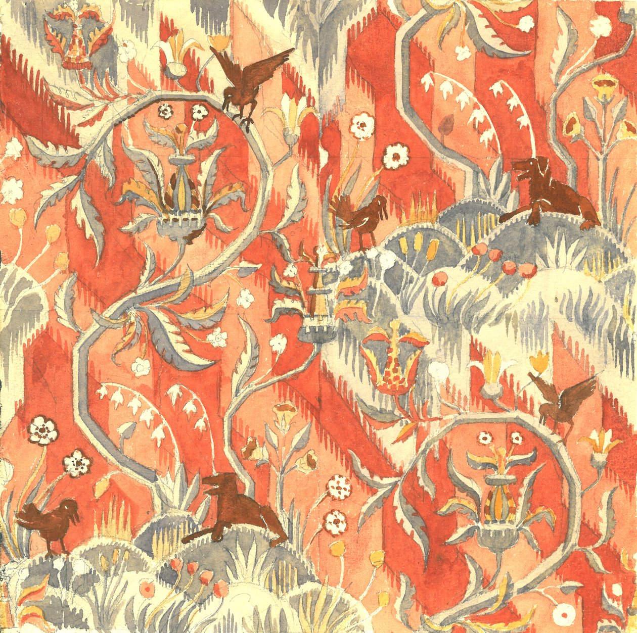 Thistle Valley, november 1927 (gouache på papper) av Alec Hunter
