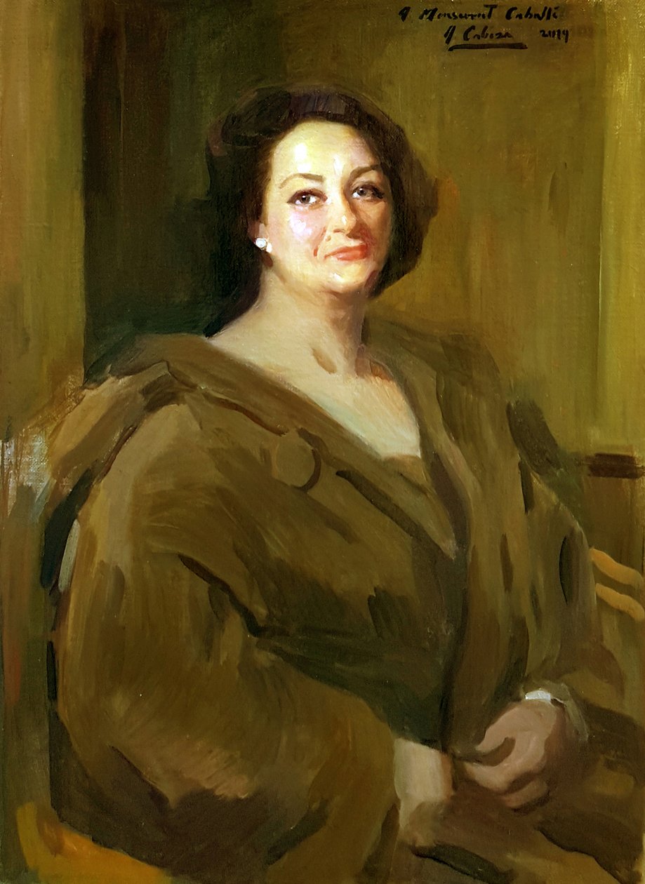 Montserrat Caballé av Alejandro Cabeza