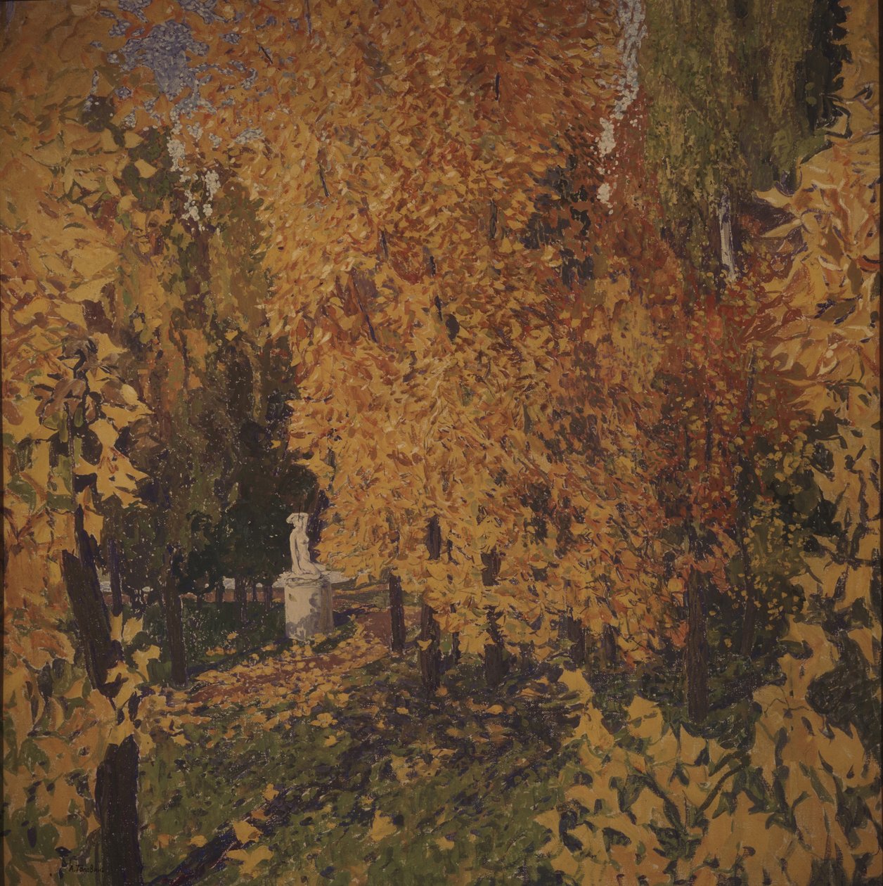 Hösten, 1920 av Aleksandr Jakovlevic Golovin