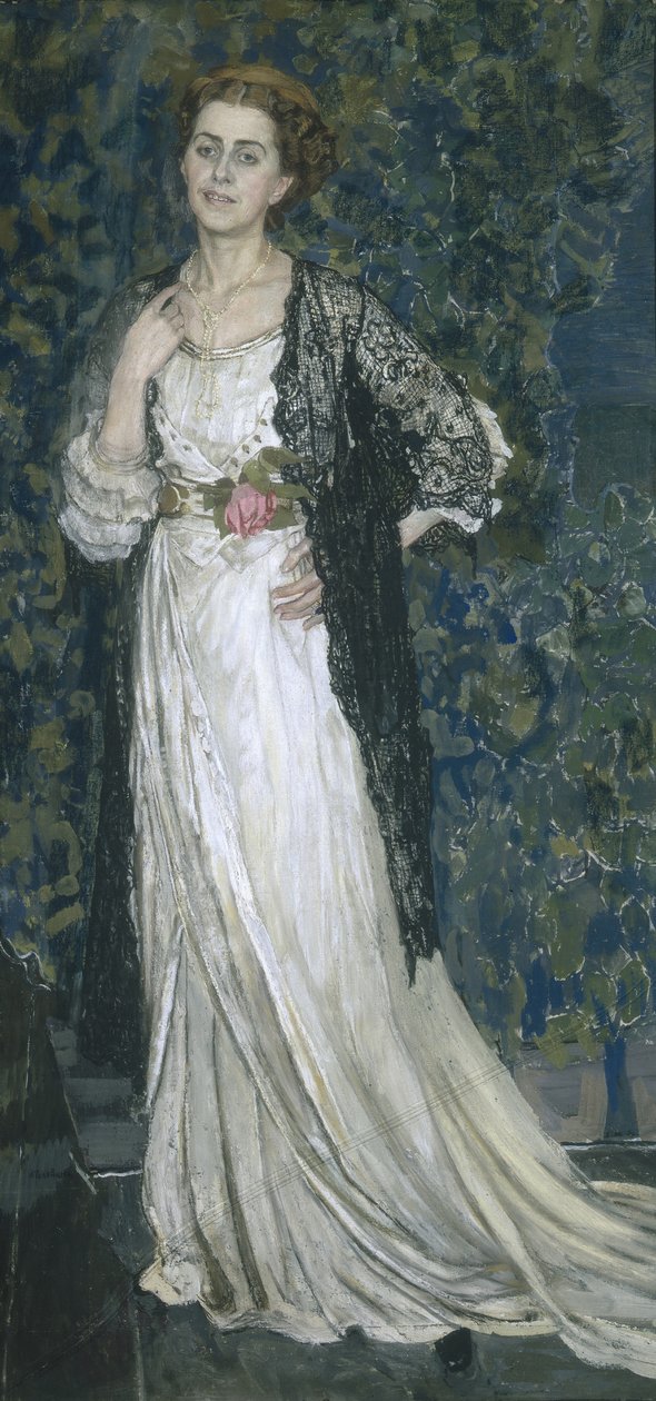 Porträtt av Marina Makovskaya, 1912 av Aleksandr Jakovlevic Golovin