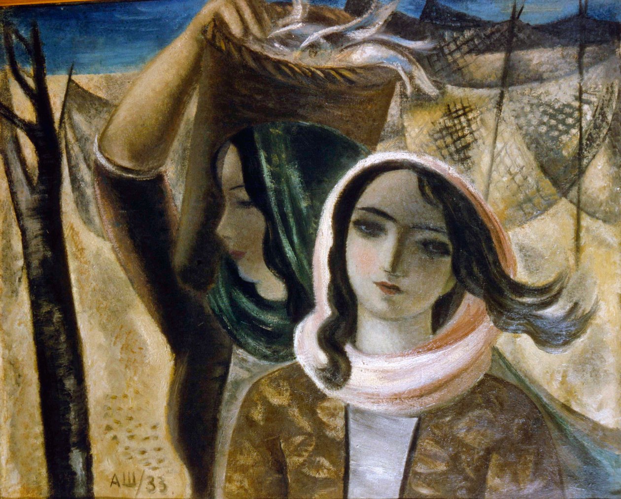 "Fiskarkvinnor", 1933. av Aleksandr Shevchenko