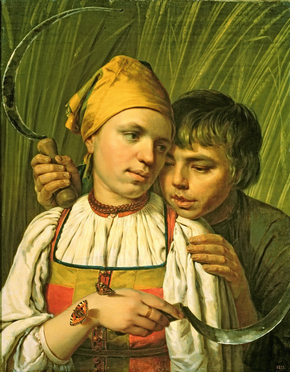 The Reapers (olja på duk) av Aleksei Gavrilovich Venetsianov