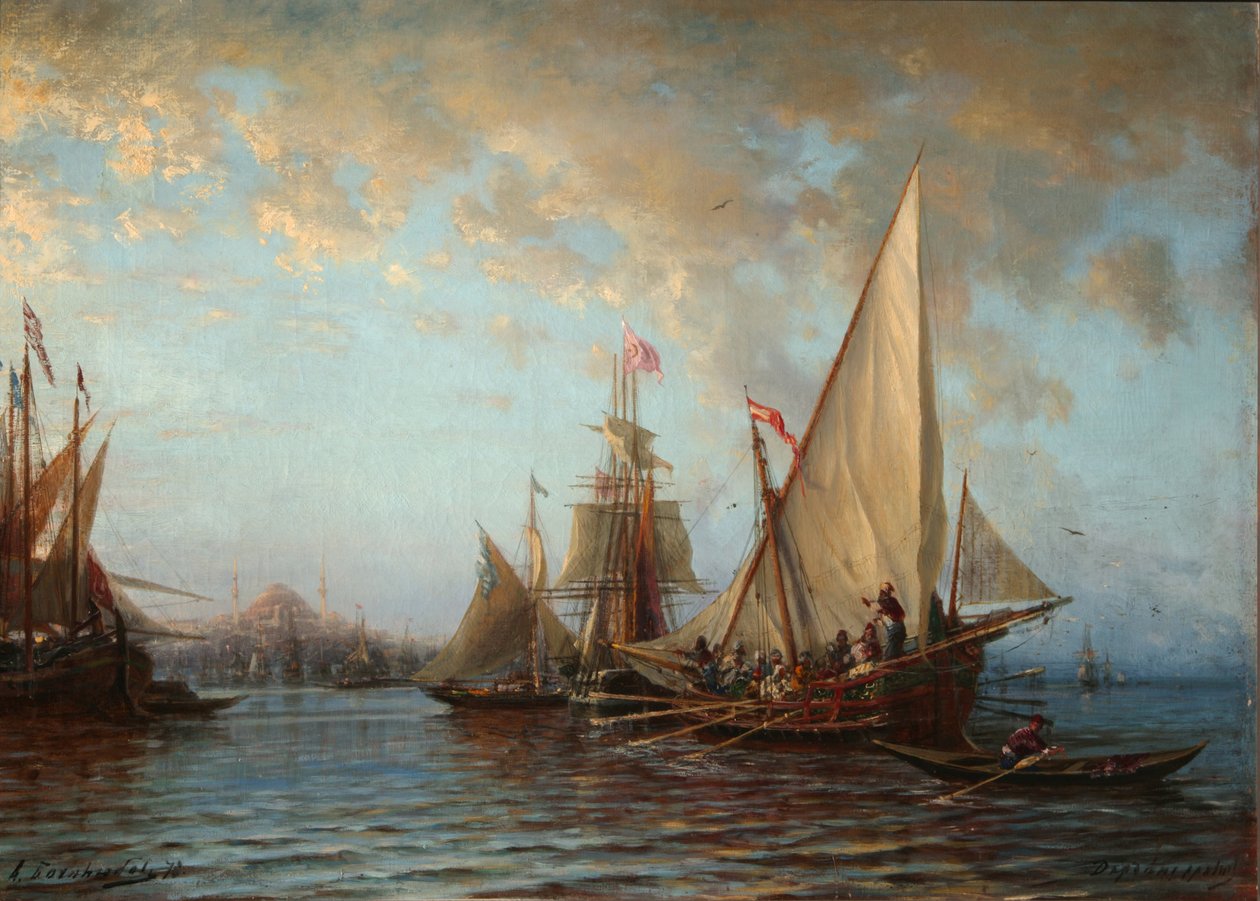 Dardanellerna, 1873 av Aleksei Petrovich Bogolyubov
