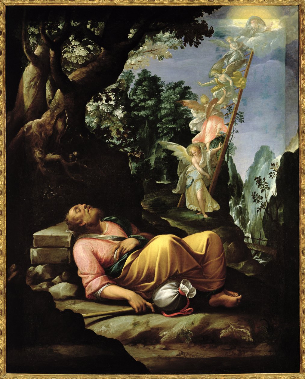 Drømmen om Jakob swed av Alessandro Allori